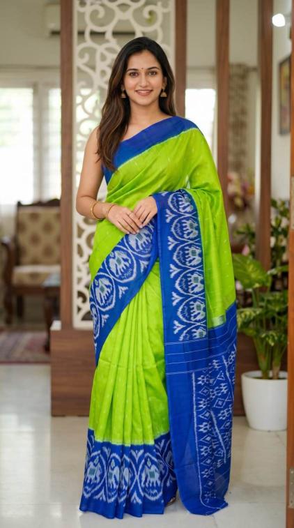 Sckr Ikkat D Traditional saree supplier in Hyderabad
